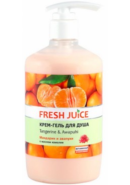 Крем-гель для душа Fresh Juice Tangerine & Awapuhi, 750 мл 